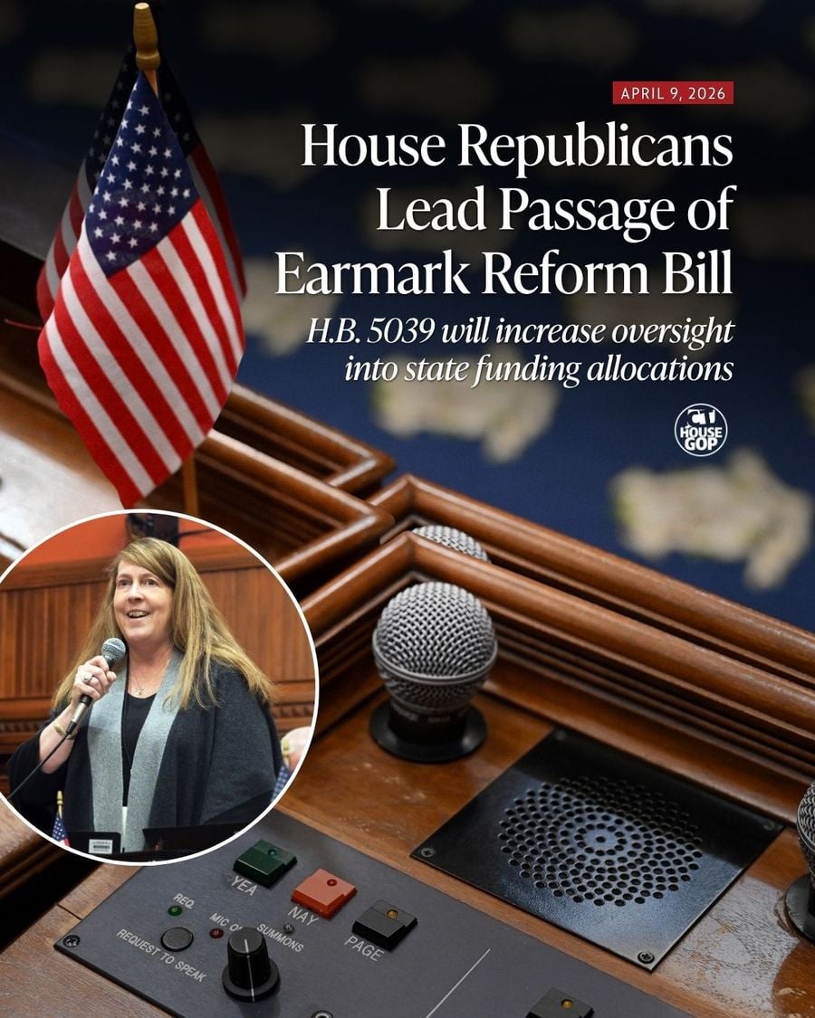 Rep. Reddington-Hughes and House Republicans Drive Earmark Reform Bill